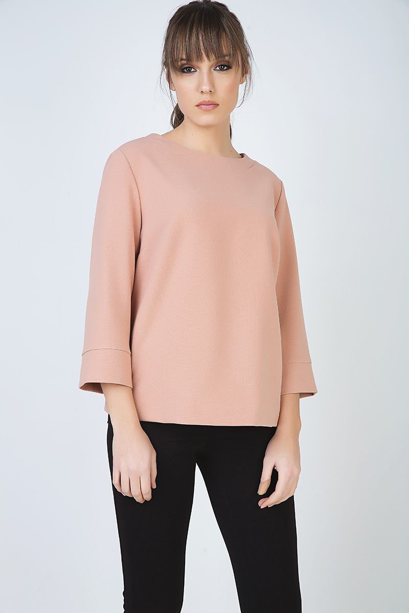 Oberteil mit Rundhalsausschnitt von Conquista Fashion
