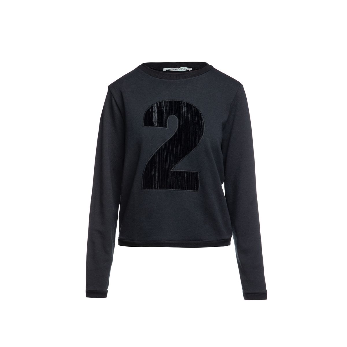 Sportliches Sweatshirt in Schwarz