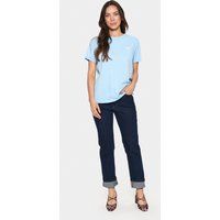 T-shirt Gerade Passform Airy Blue light blue