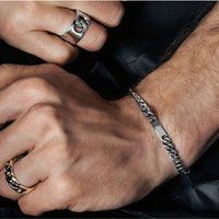cai Armband 925/- Sterling Silber rhodiniert 21cm