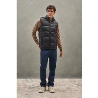 Weste Ultralight schwarz mit Polo Club-Logo