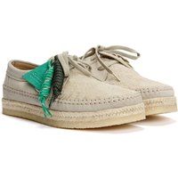 Pompeii Weaver Herren Wildleder Schnürschuhe In Beige