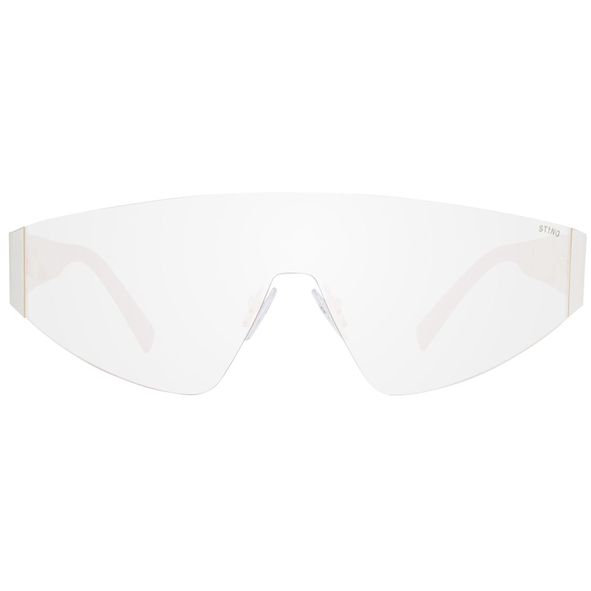 Moderne randlose verspiegelte Shield-Sonnenbrille