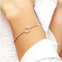 cai Armband 925 Sterling Silber rhodiniert Zirkonia Kreis