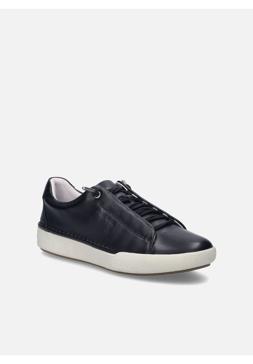 Damen Leder Freizeit Schnür-Sneaker