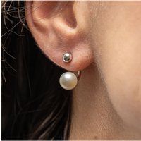 cai Ohrstecker 925-/ Sterling Silber rhodiniert Perlen