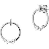cai Ohrringe 925 Sterling Silber rhodiniert mit Weißtopas