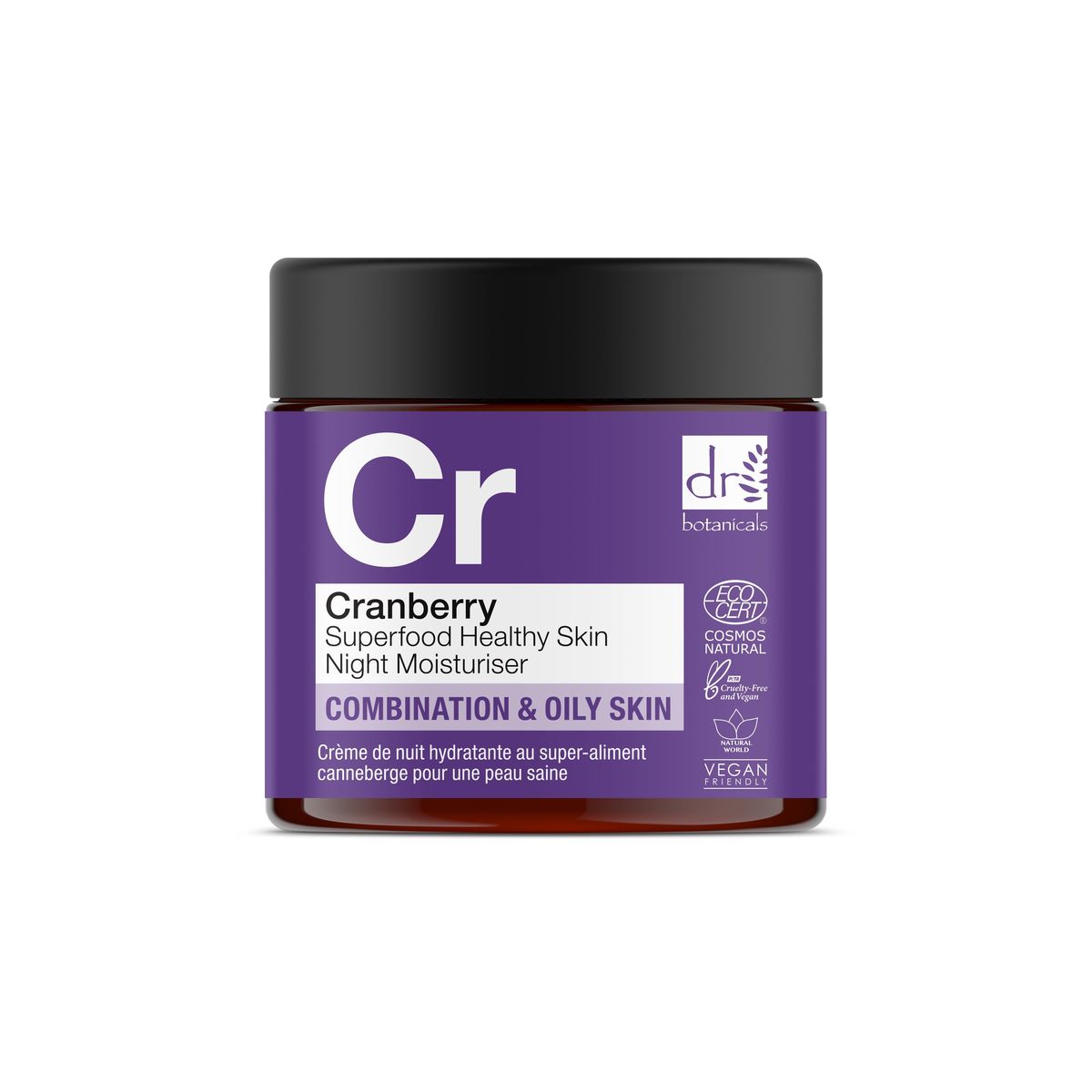 Dr Botanicals Cranberry Superfood Healthy Skin Nachtfeuchtigkeitscreme 60ml
