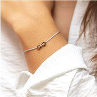 cai Armband 925/- Sterling Silber rotvergoldet Infinity