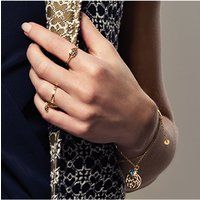 cai Armband 925/- Sterling Silber vergoldet Topas