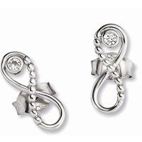 cai Ohrstecker 925/-Sterling Silber rhodiniert Zirkonia