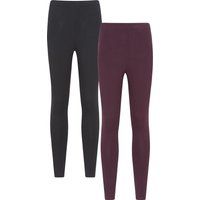 Mountain Warehouse - Leggings 2er-Pack für Damen (Beerenrot)