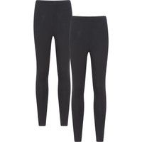 Mountain Warehouse - Leggings 2er-Pack für Damen (Pechschwarz)