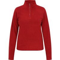 Faina Fleecepullover Damen Burgund