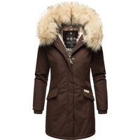 Navahoo Damen Winter Parka Cristal – Premium Kollektion mit Abnehmbarem Kunstfellkragen