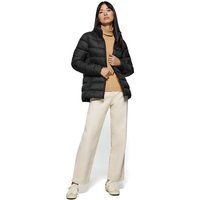 Ultralight-Jacke Susanne schwarz mit Rigby Go Aufnäher