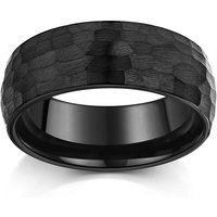 Zeeme Stainless Steel Ring Wolfram schwarz