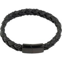Zeeme Stainless Steel Armband Edelstahl/PVD schwarz