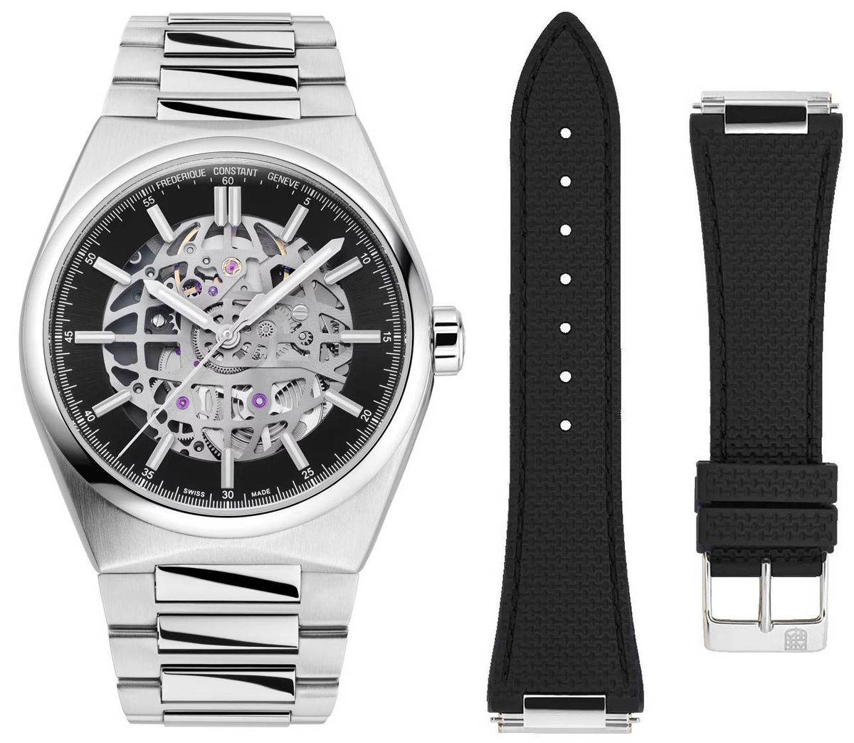Frédérique Constant Highlife Skeleton Herren Silber Uhr FC-310BSKT3NH6B