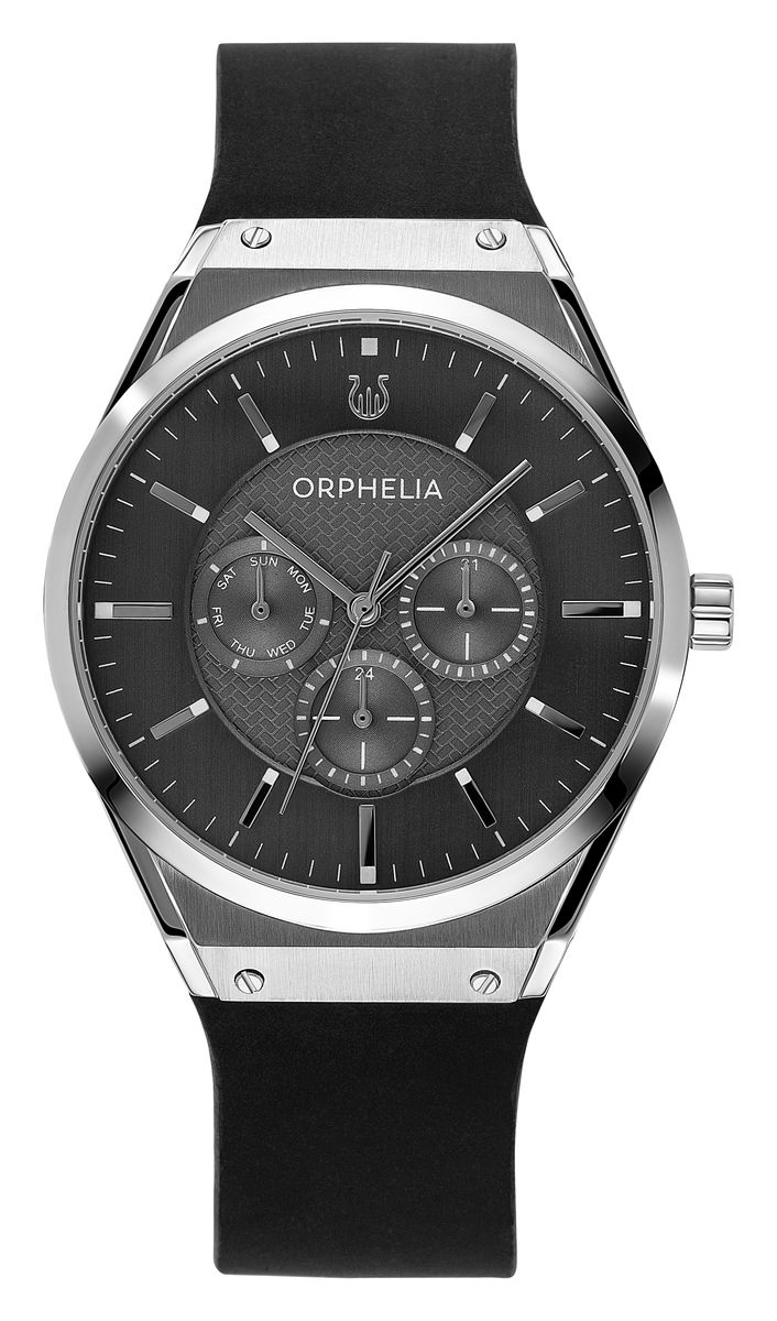 Orphelia Saffiano Herren-Armbanduhr OR71905, schwarz