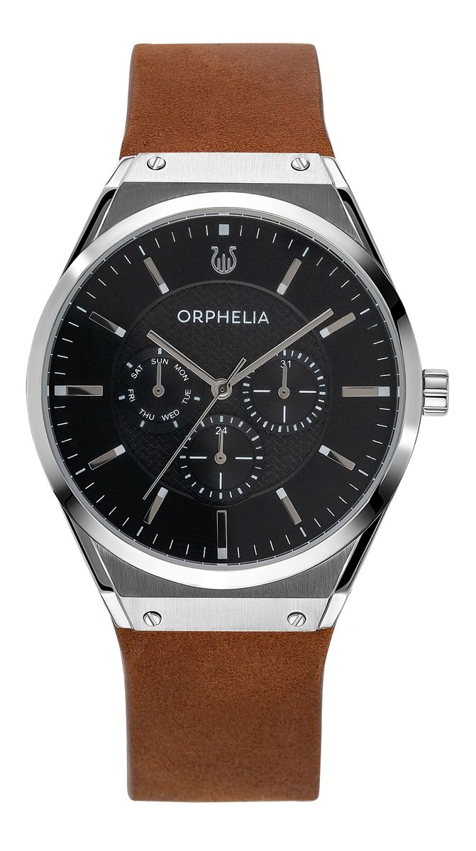 Orphelia Saffiano Herren-Armbanduhr, braun, OR71906