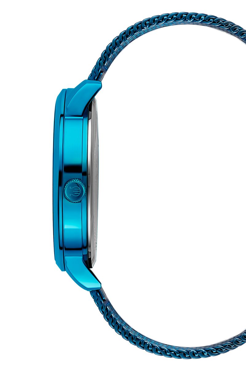 Minimalistische Analoguhr mit Mesh-Armband