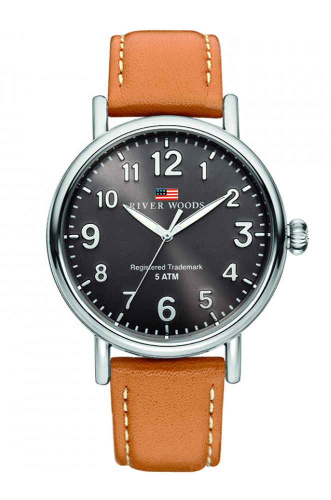 River Woods Sacramento Braun Herren Armbanduhr RW420006