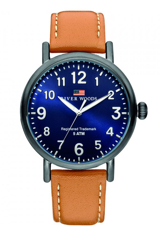 River Woods Sacramento Braun Herren Armbanduhr RW420014