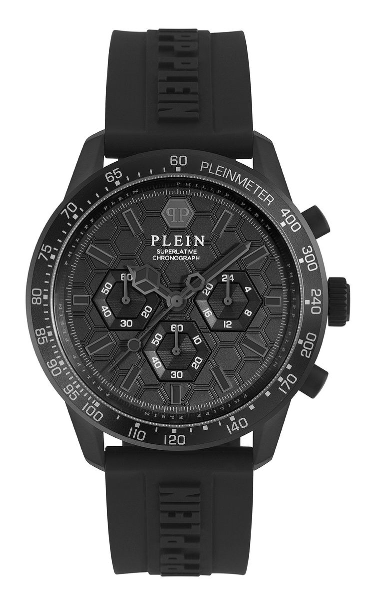 Philipp Plein Pleinmeter Herren Schwarz Uhr PWPYA0324