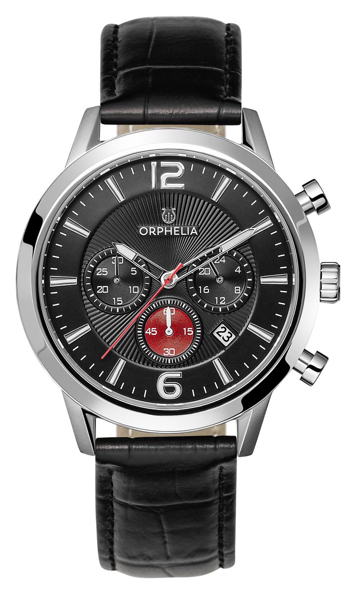 Orphelia Tempo Herren-Armbanduhr, schwarz, OR81802