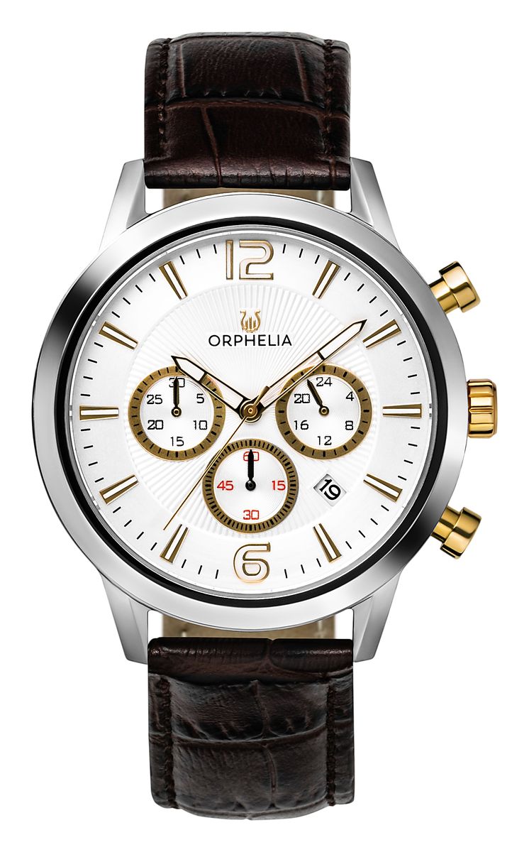 Orphelia Tempo Herren-Armbanduhr, Braun, OR81801
