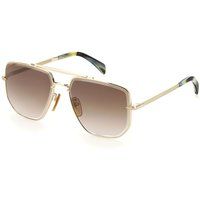 David Beckham Gold Metall Sonnenbrille