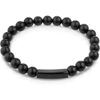 Zeeme Stainless Steel Armband Edelstahl/PVD schwarz