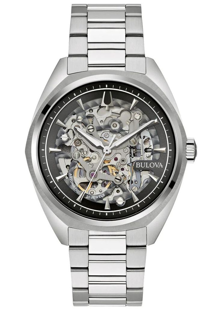 Bulova Surveyor Herren Silberuhr 96A293
