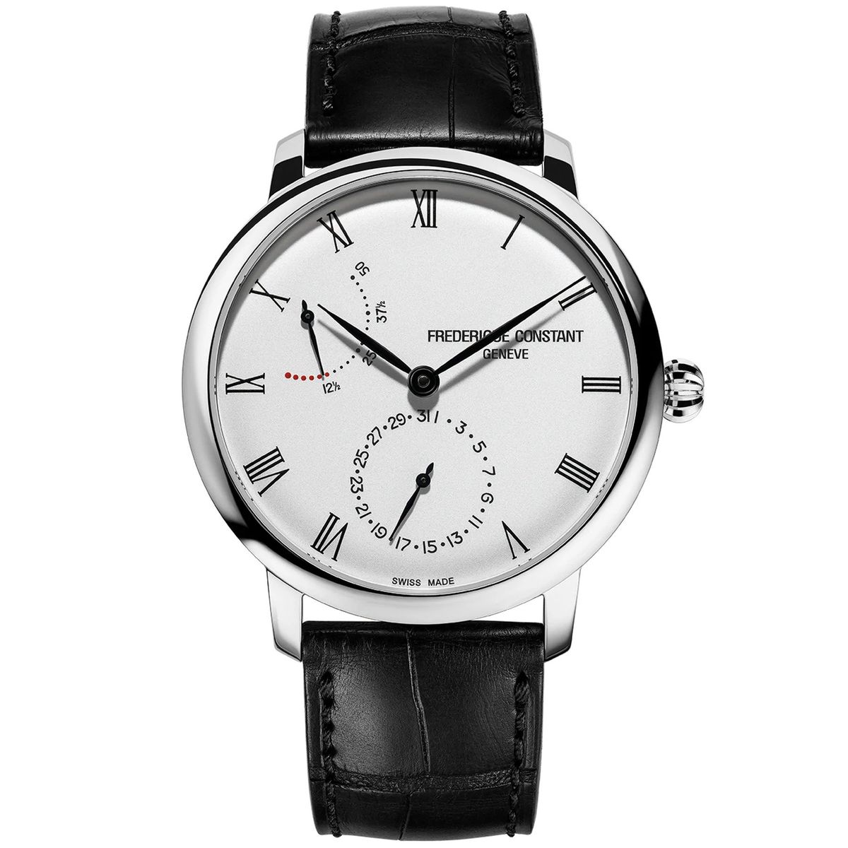 Frédérique Constant Slimline Schwarz Herren Armbanduhr FC-723WR3S6