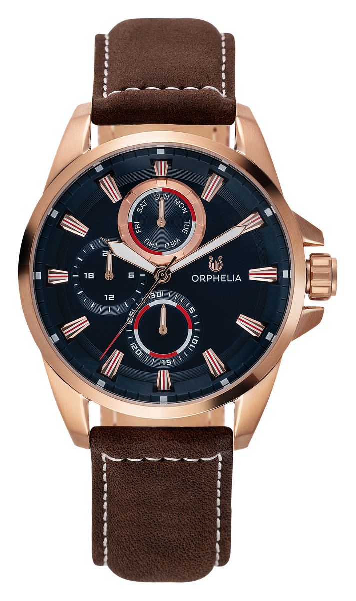 Orphelia Eddington Herren-Armbanduhr OR71902, Braun