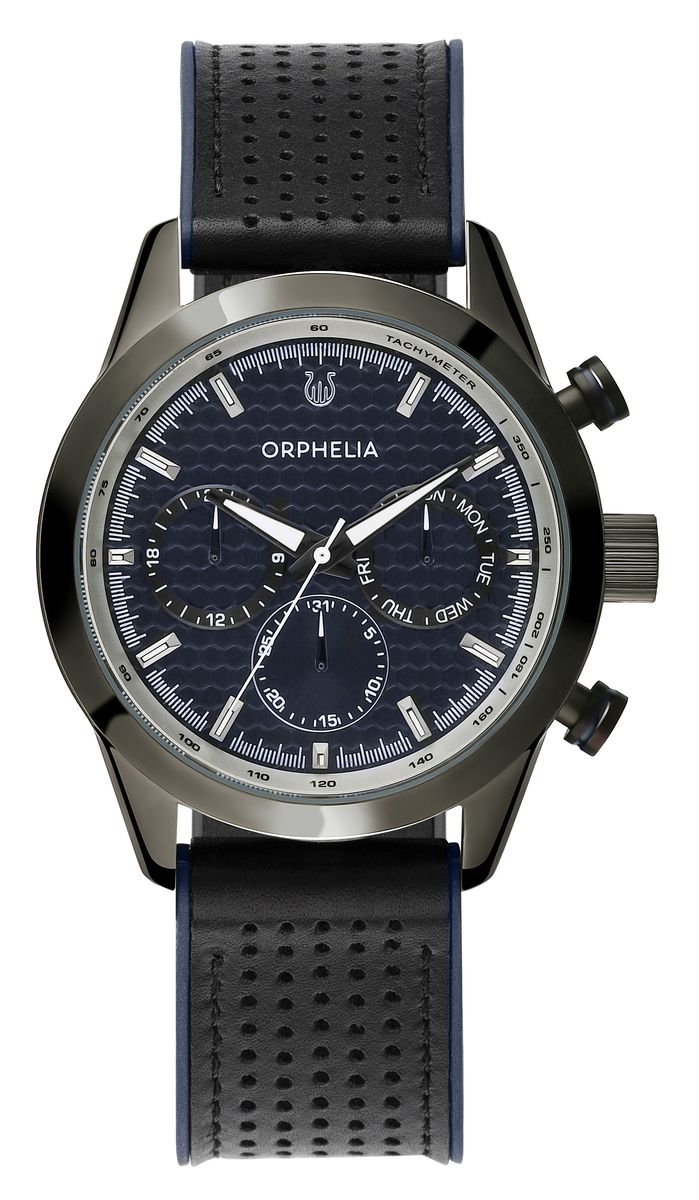 Orphelia Sandblast Herren-Armbanduhr blau OR71903