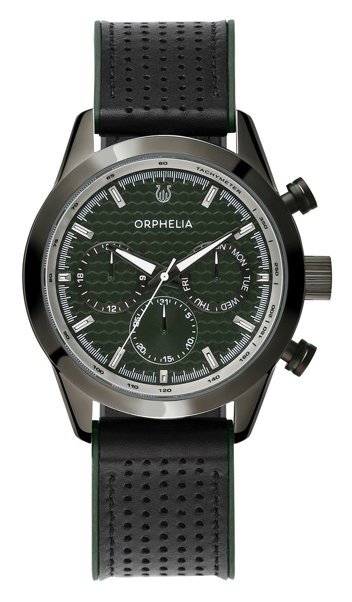 Orphelia Sandblast Herren-Armbanduhr, grün, OR71904