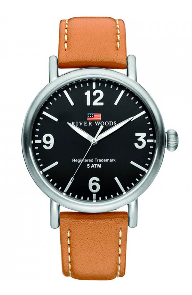 River Woods Delaware Braun Herren Armbanduhr RW420038