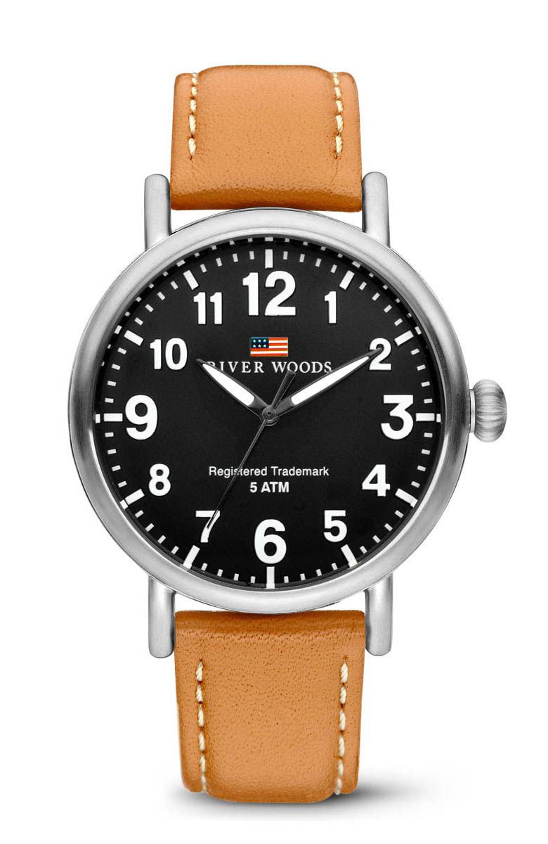 River Woods Sacramento Braun Herren Armbanduhr RW420002
