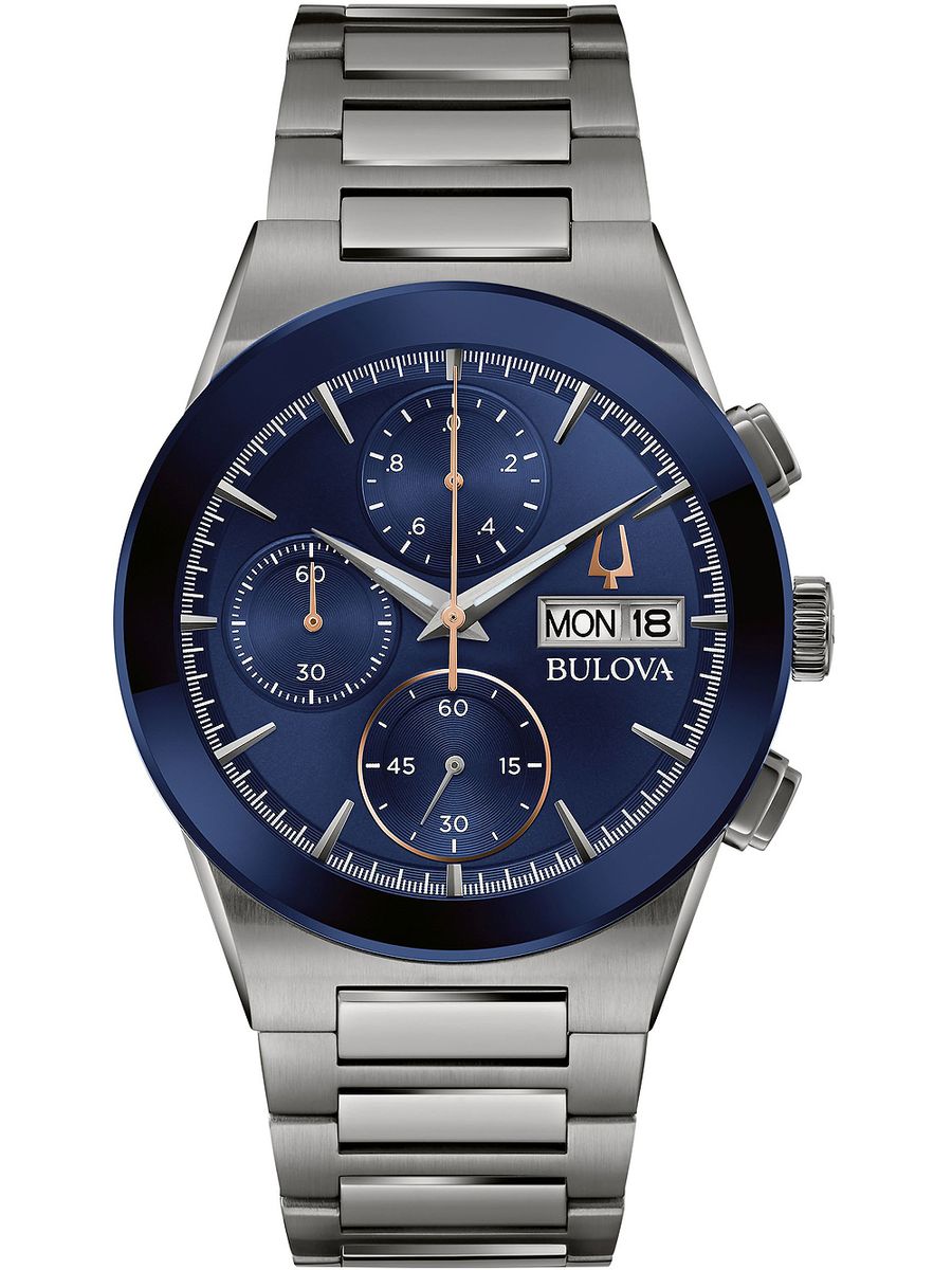 Bulova Millennia Herren Grau Uhr 98C143