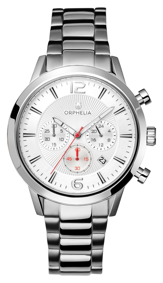 Orphelia Tempo Silber Herren Armbanduhr OR82806