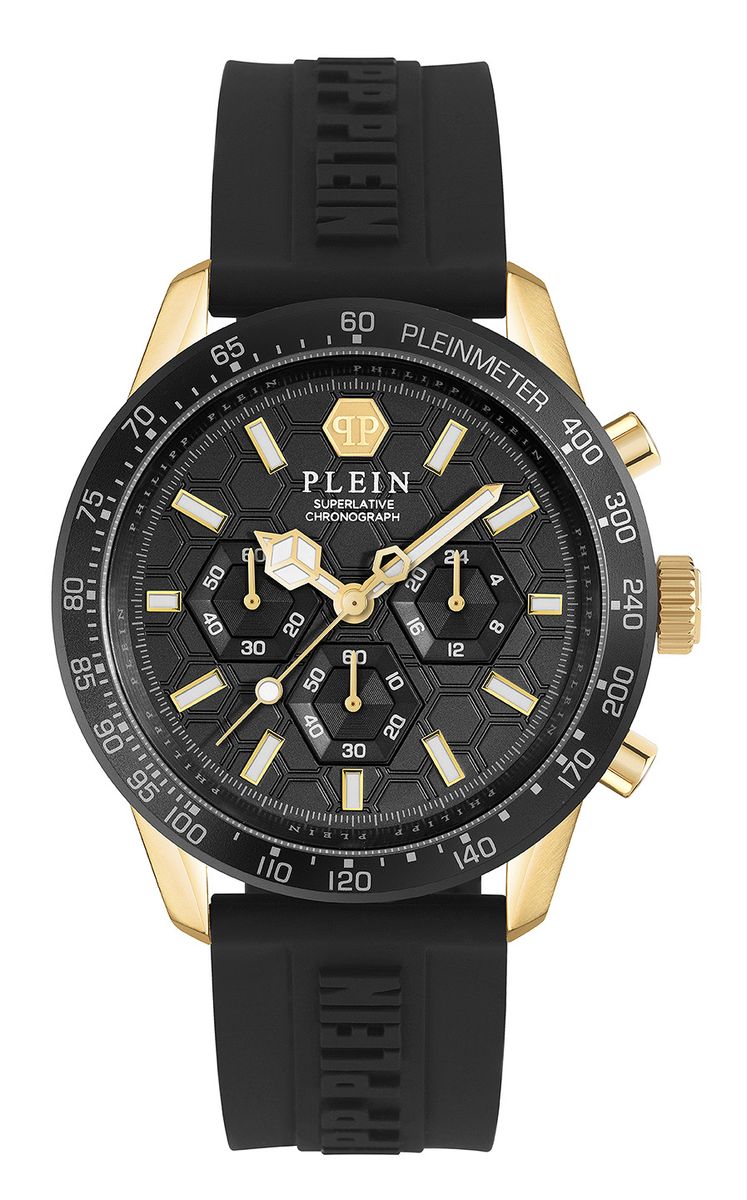 Philipp Plein Pleinmeter Herren Schwarz Uhr PWPYA0224