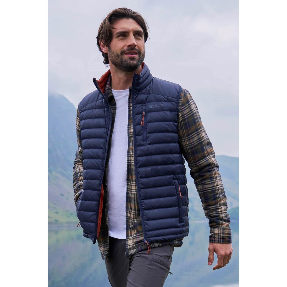 Mountain Warehouse - "Henry II Extreme" Weste Wattiert für Herren (Marineblau)