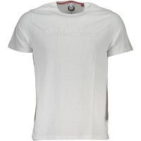 Gianmarco Venturi Bianco Baumwoll Herren T-Shirt