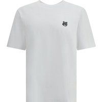 Maison Kitsuné Weißes Baumwolle T-Shirt
