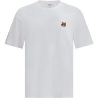 Maison Kitsuné Weißes Baumwolle T-Shirt