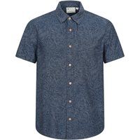 Mountain Warehouse - "Tropical" Hemd für Herren, kurzärmlig (Blassblau)
