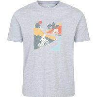 Mountain Warehouse - T-Shirt für Herren/Damen Unisex, Baumwolle (Liegerunggrau)