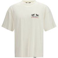 Represent Weißes Baumwoll-T-Shirt